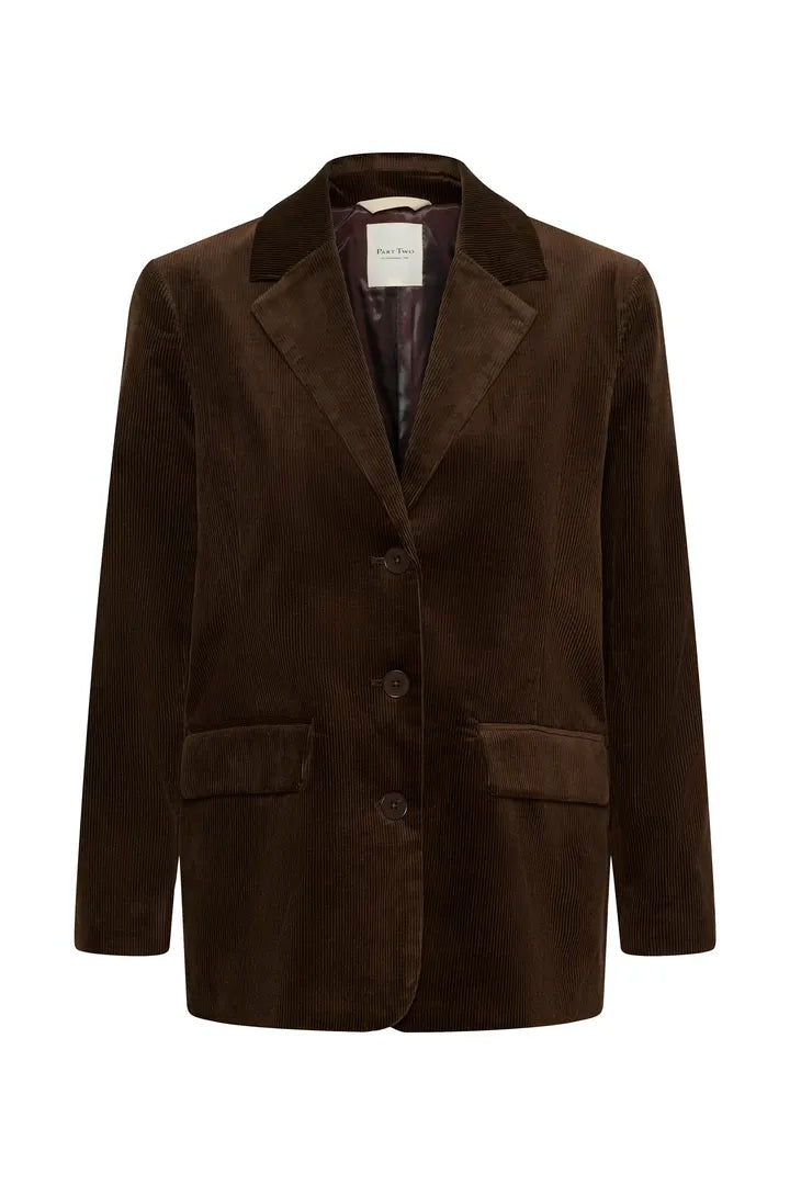 Part Two Conja Blazer In Mole