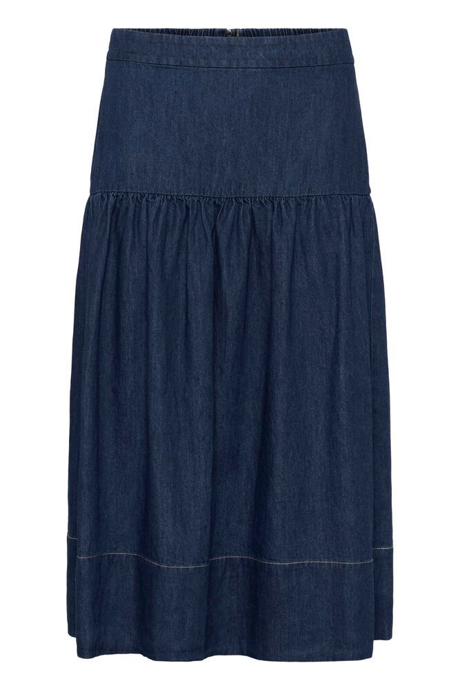 Part Two Nellia Skirt In Dark Blue Denim
