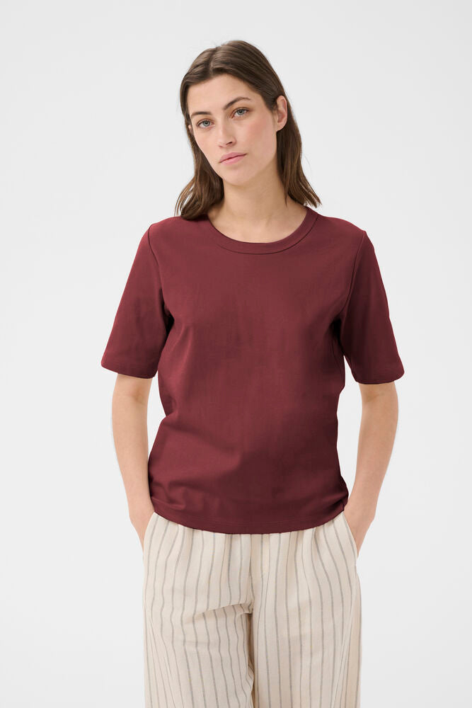 Part Two Ranta T-Shirt In Burnt Russet