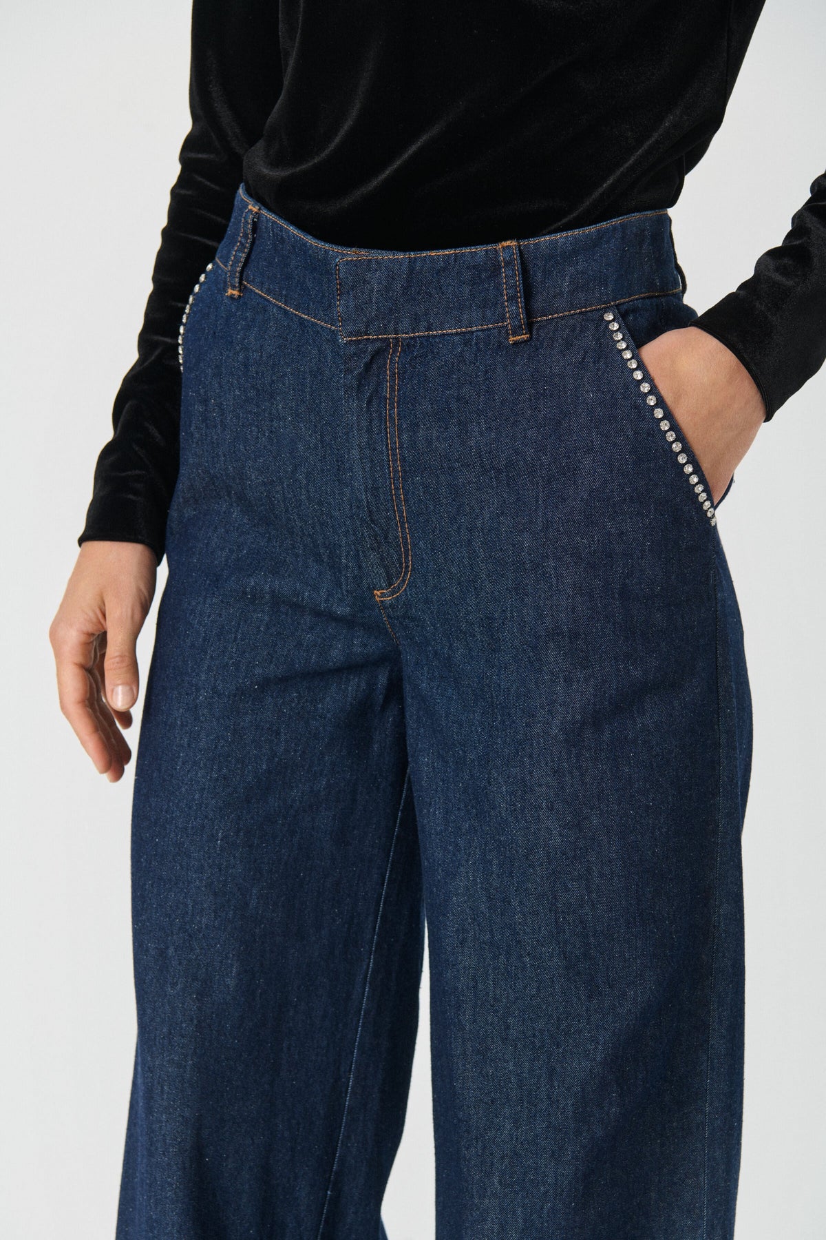 Part Two Ursula Jeans In Rinse Blue Denim