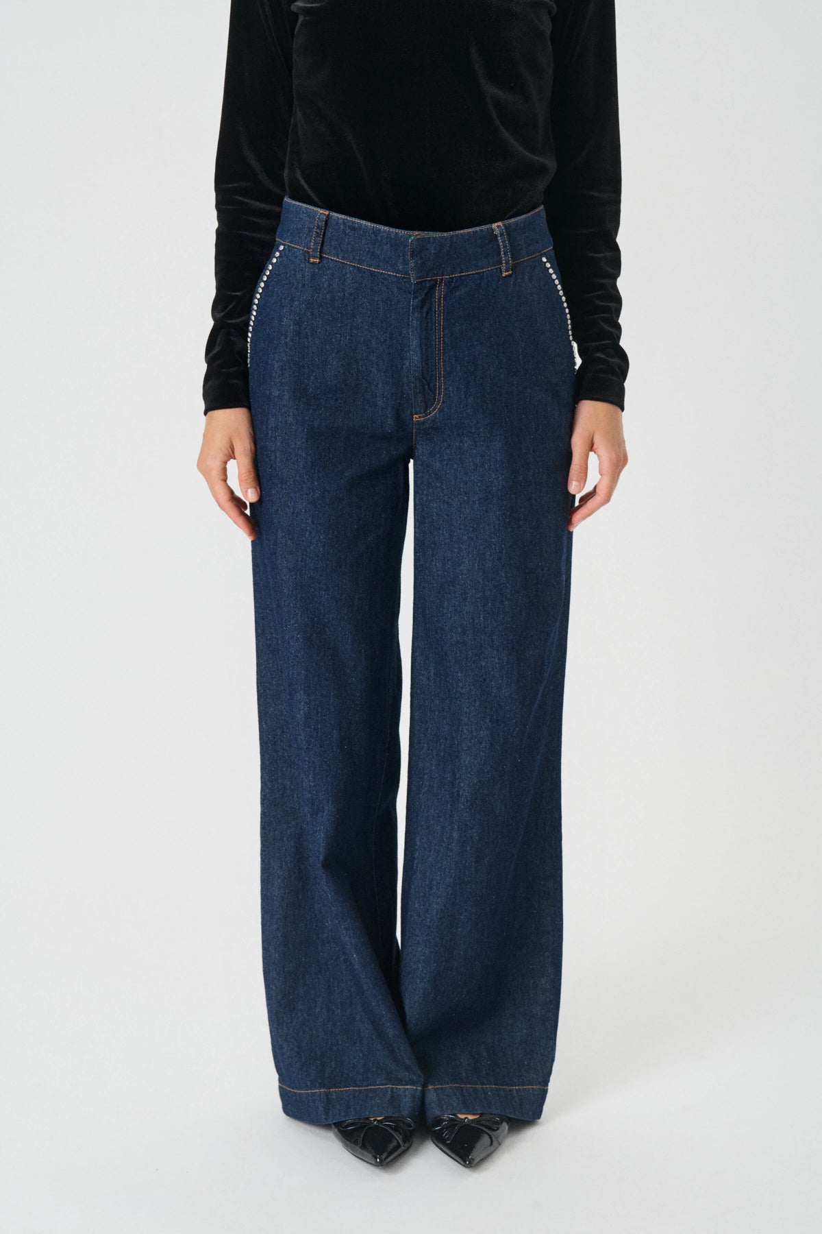 Part Two Ursula Jeans In Rinse Blue Denim