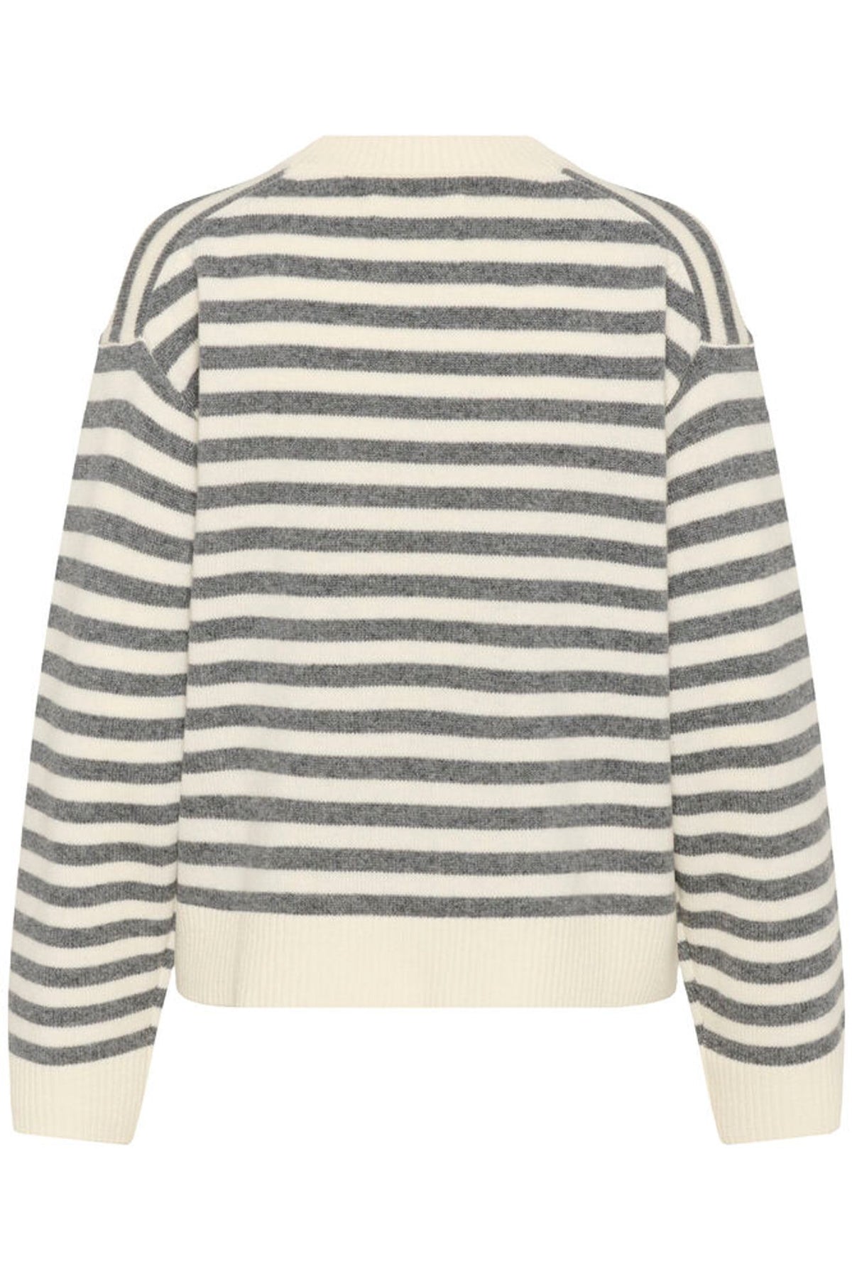 Part Two Vinas Pullover in Grey Melange/White