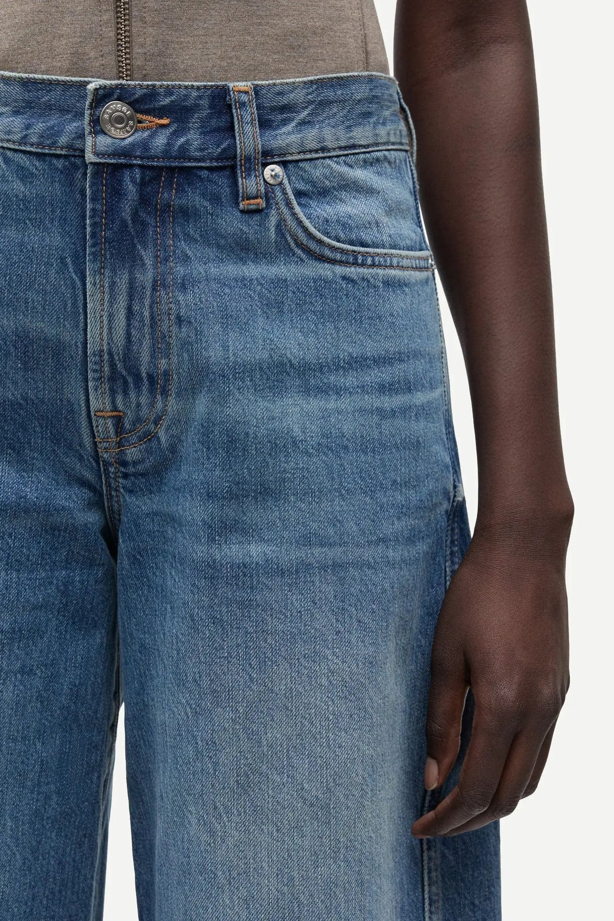 Samsoe Sharpo Jeans In Sephia Blue