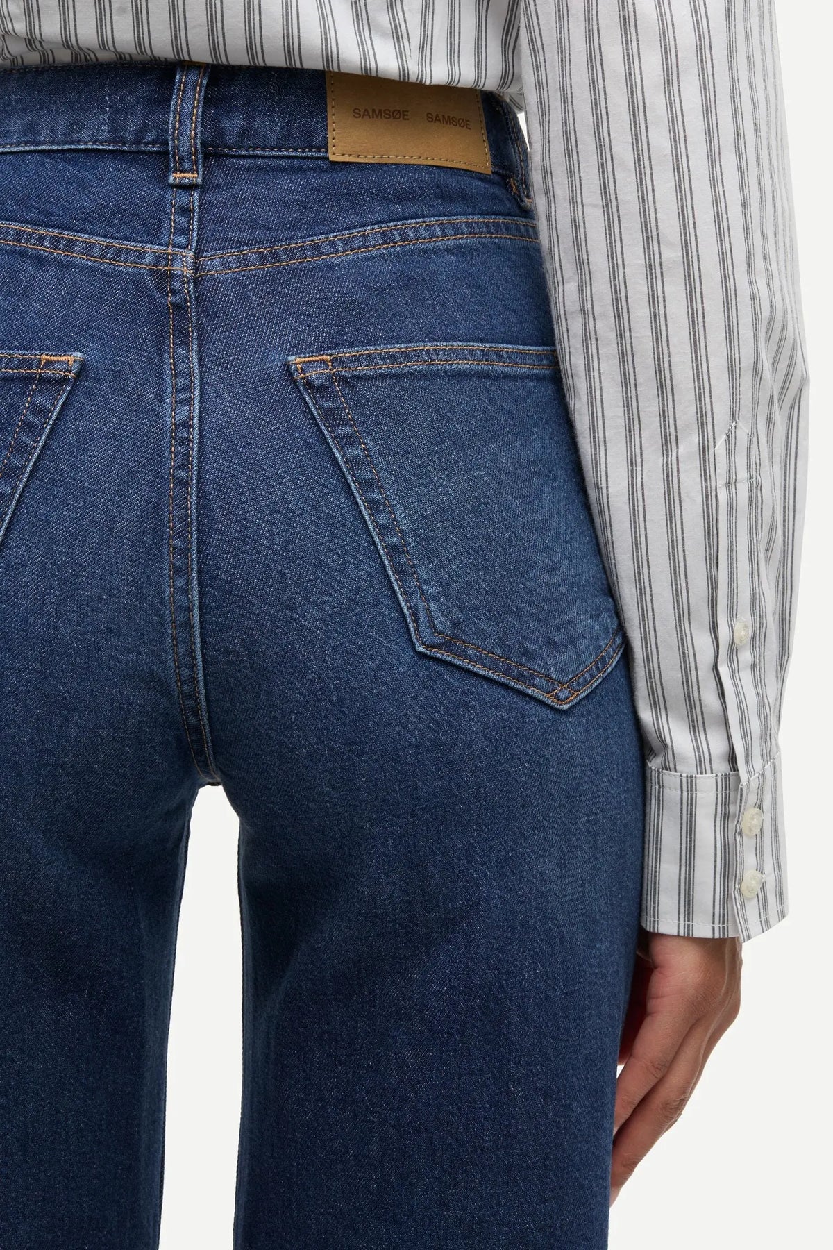 Samsoe Sarebecca Jeans Tuck In Paris Blue Comfort