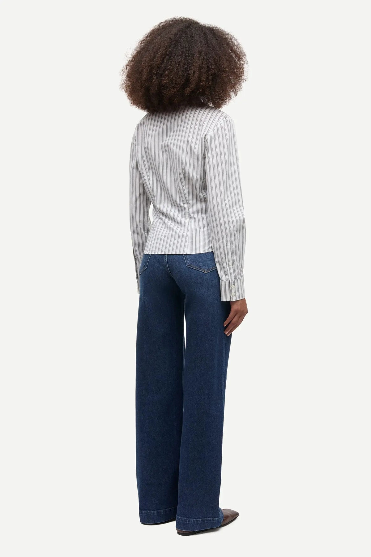 Samsoe Sarebecca Jeans Tuck In Paris Blue Comfort