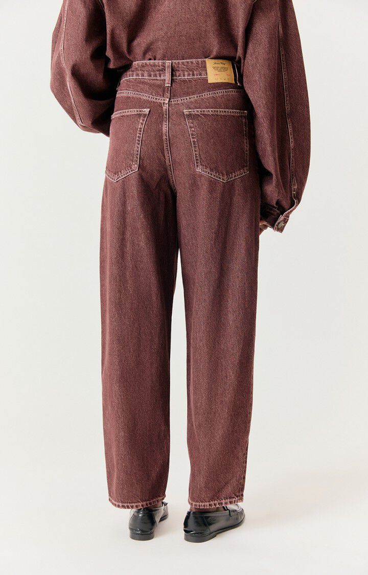 American Vintage Show Balloon Jean in Raisin