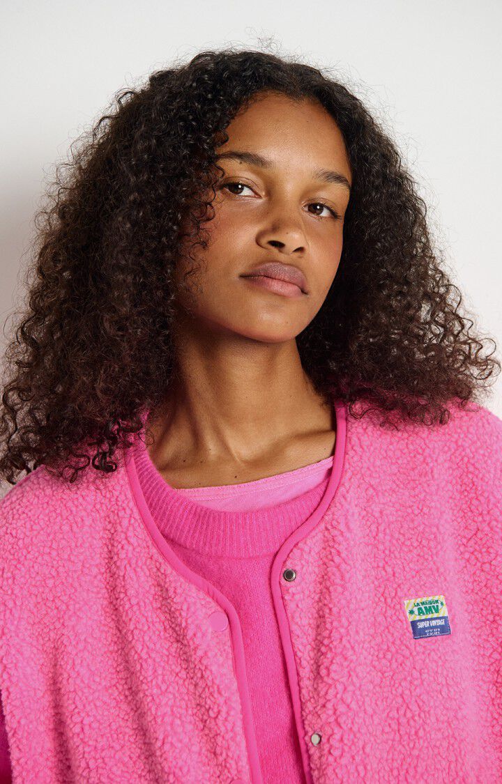 American Vintage Hoktown Vest in Pink Acid