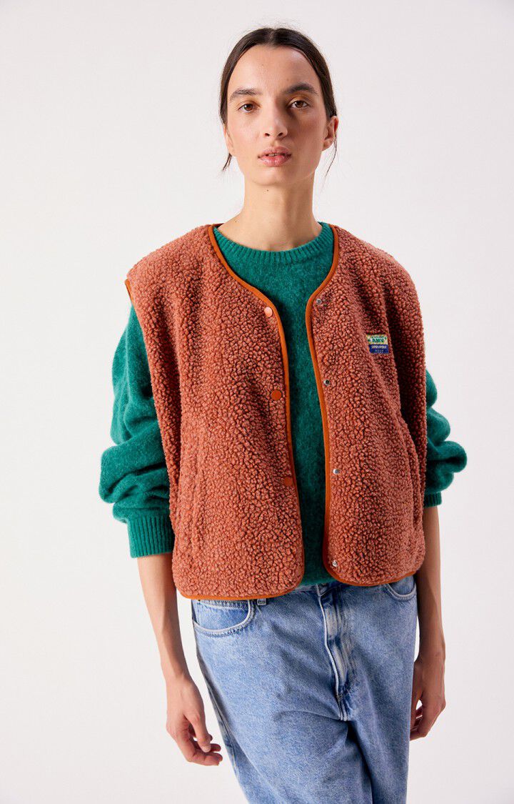 American Vintage Hoktown Vest in Terre Cuite