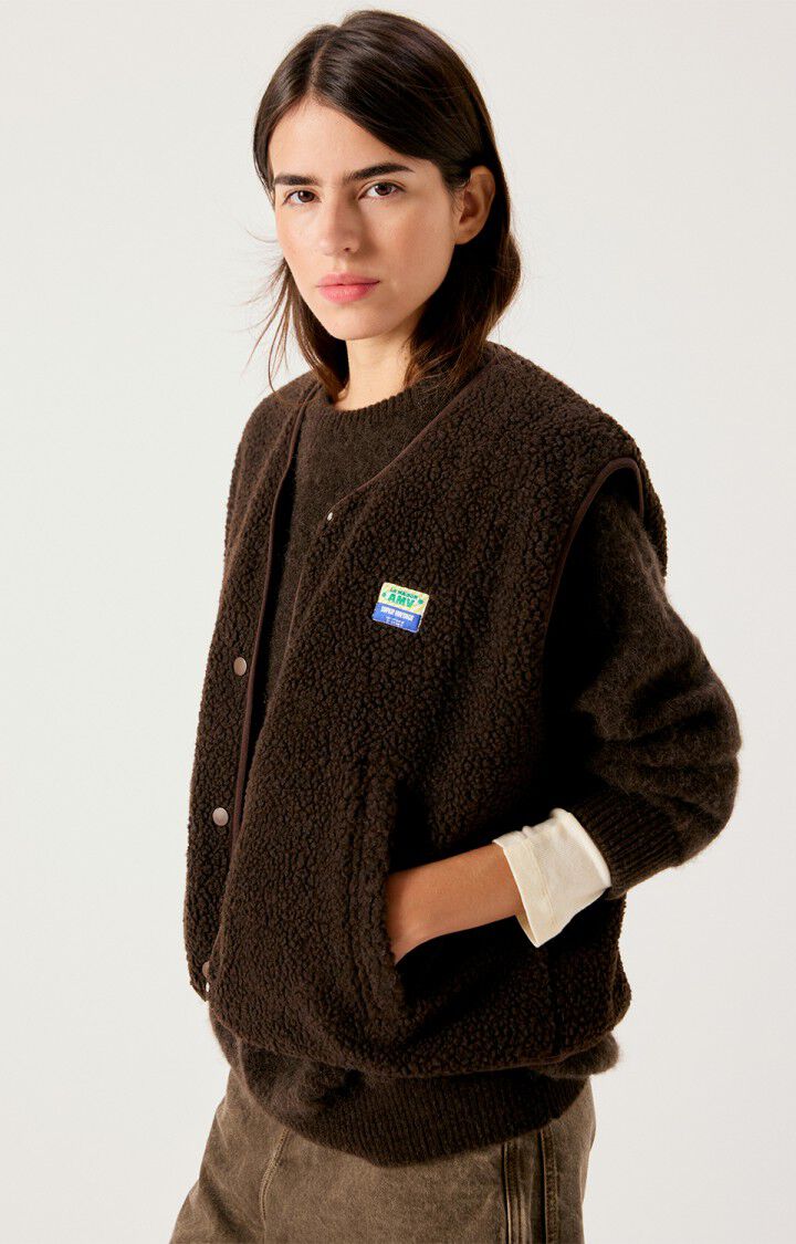 American Vintage Hoktown Vest in Marronnier