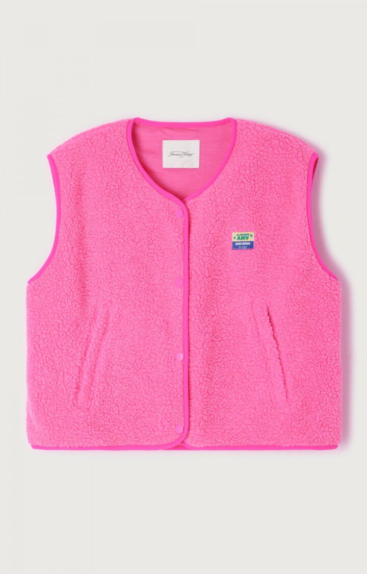 American Vintage Hoktown Vest in Pink Acid