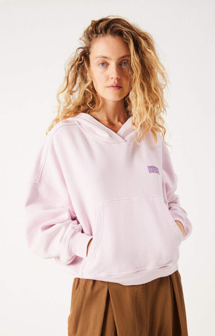 American Vintage Plizzy Hoody in Petale Vint