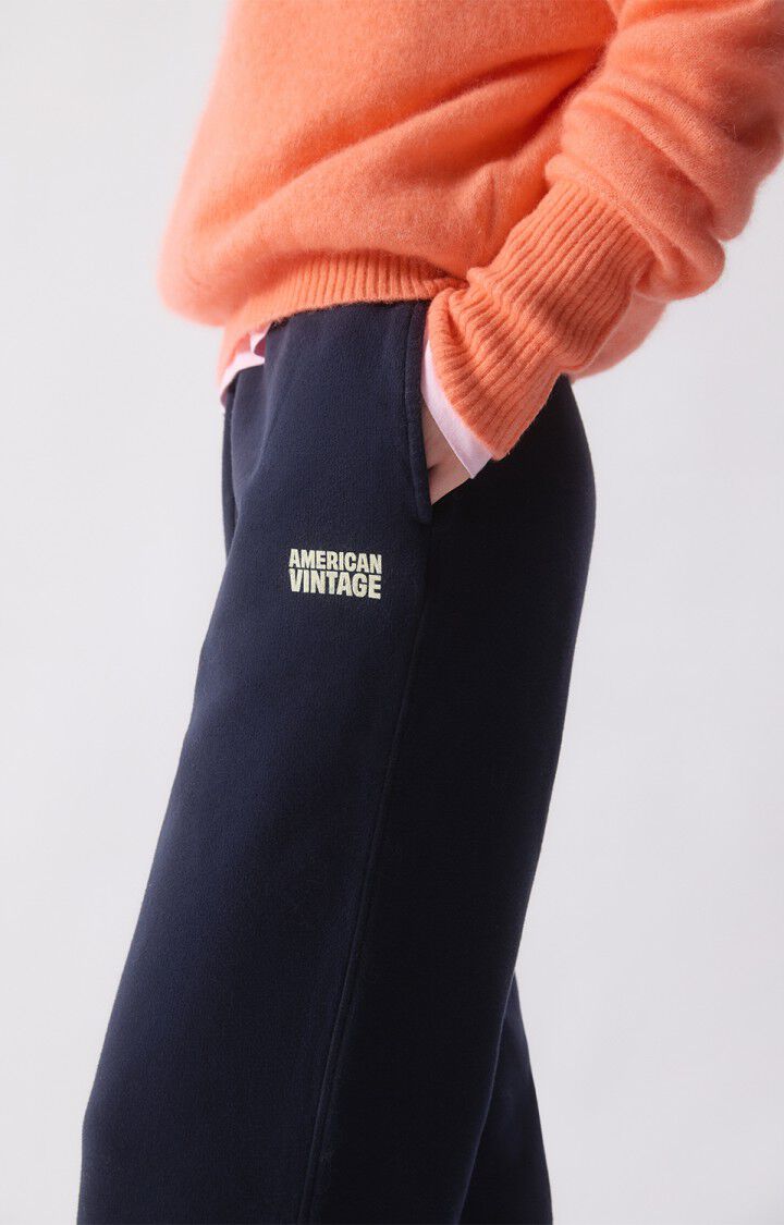 American Vintage Plizzy Joggers in Navy