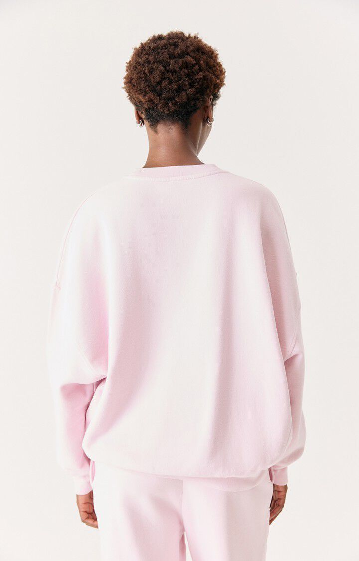 American Vintage  Plizzy Sweatshirt in Petal Vintage