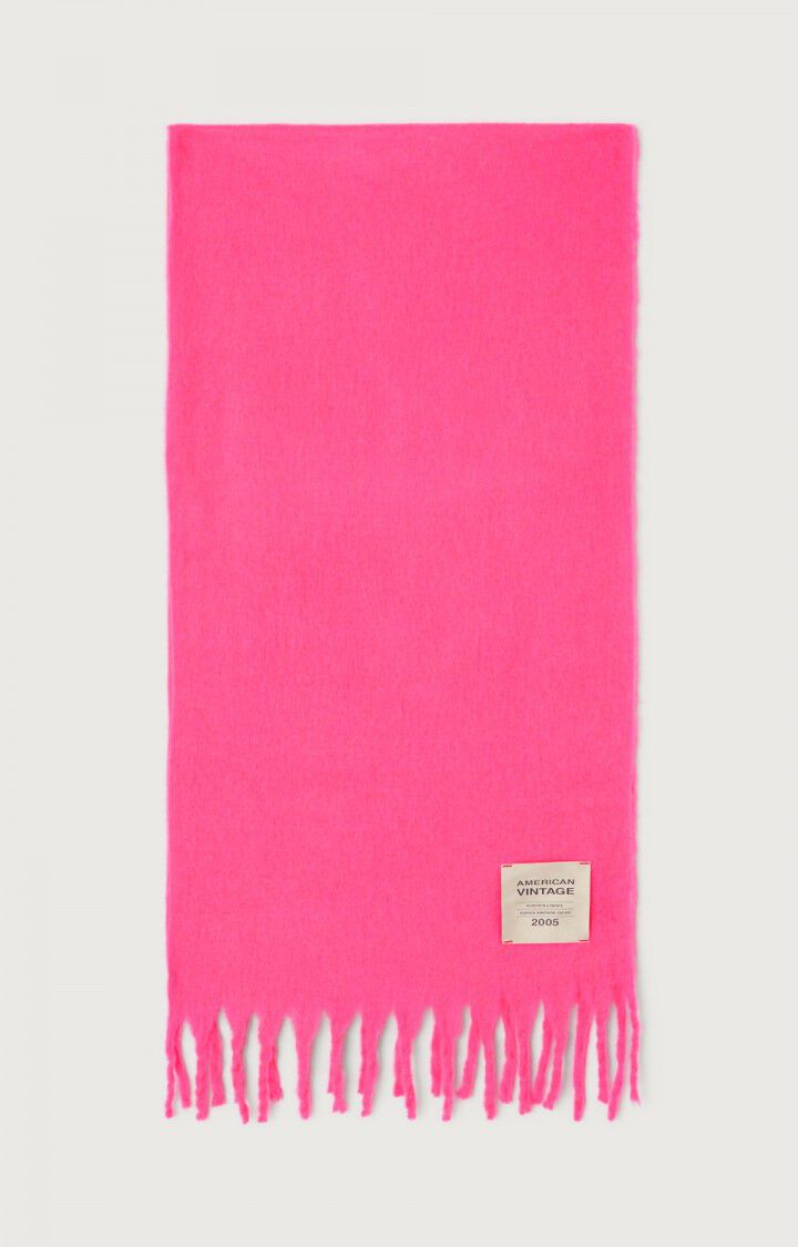 American Vintage Chunky Scarf in Pink