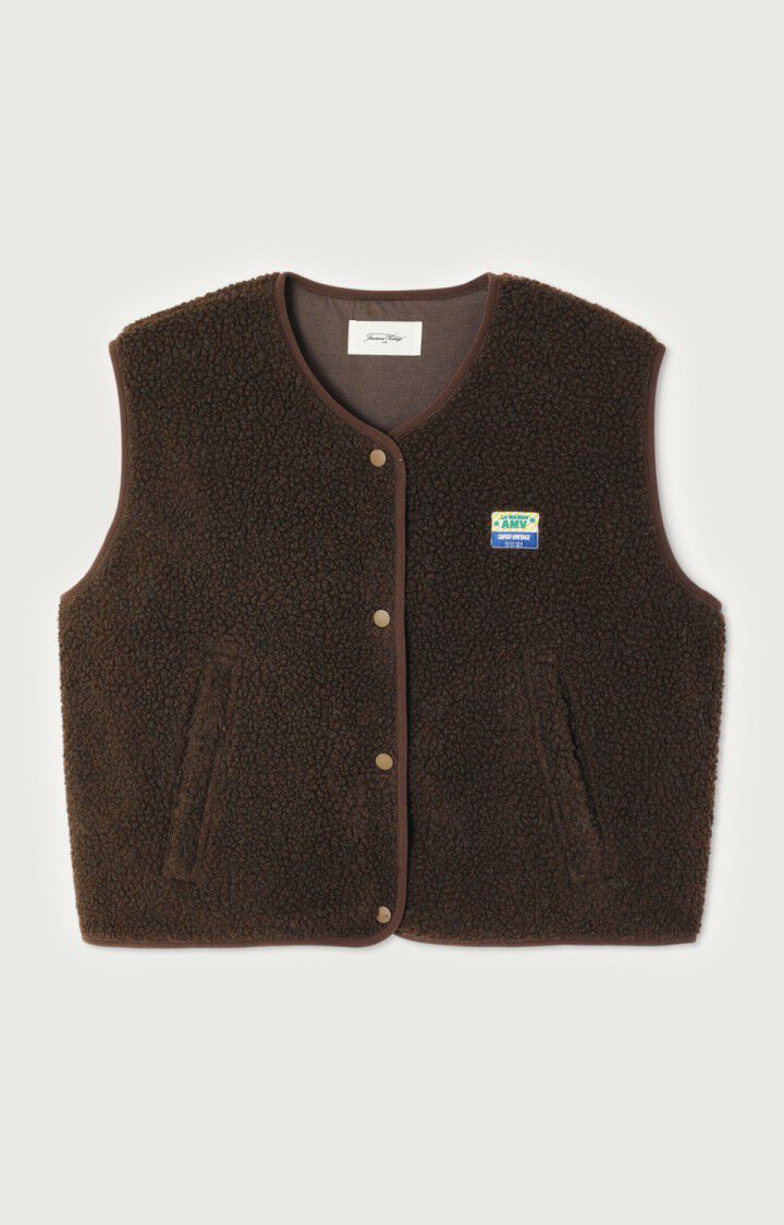 American Vintage Hoktown Vest in Marronnier