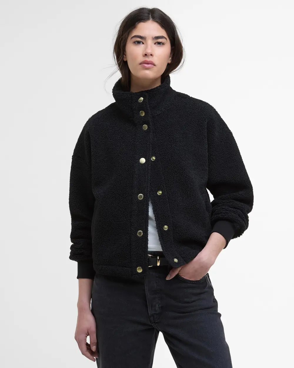 Barbour International Chloe Fleece in Black
