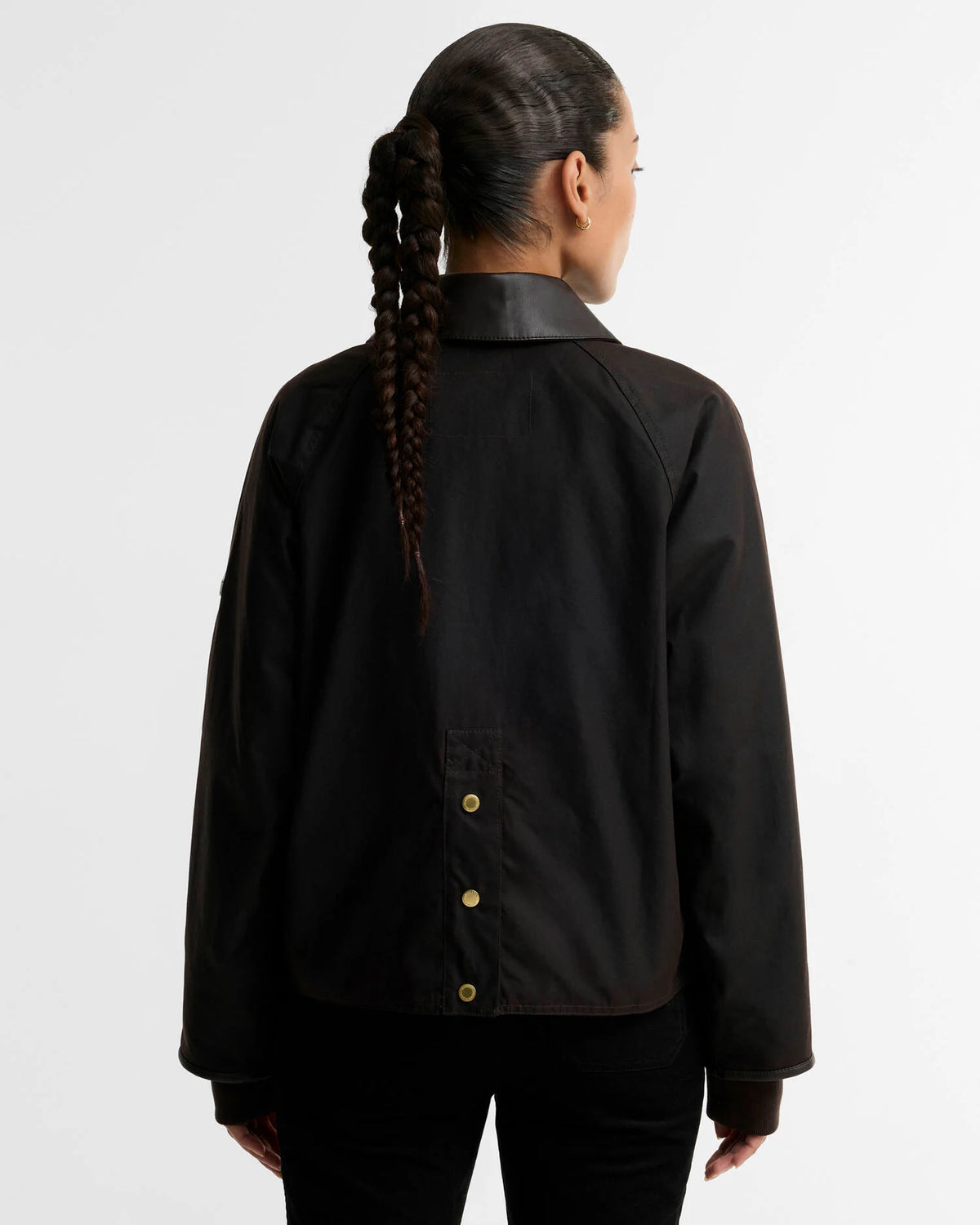Barbour International Donnington Wax Jacket in Rustic