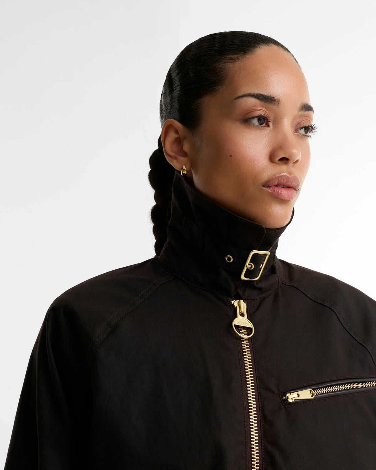 Barbour International Donnington Wax Jacket in Rustic