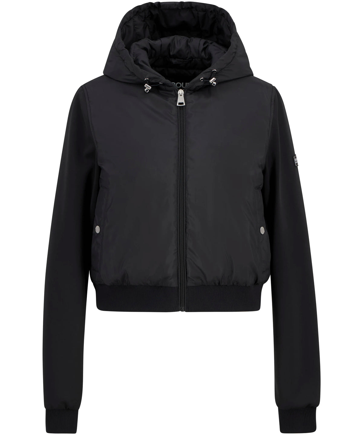 Barbour international Equinox Quilted Sweatshirt in Black