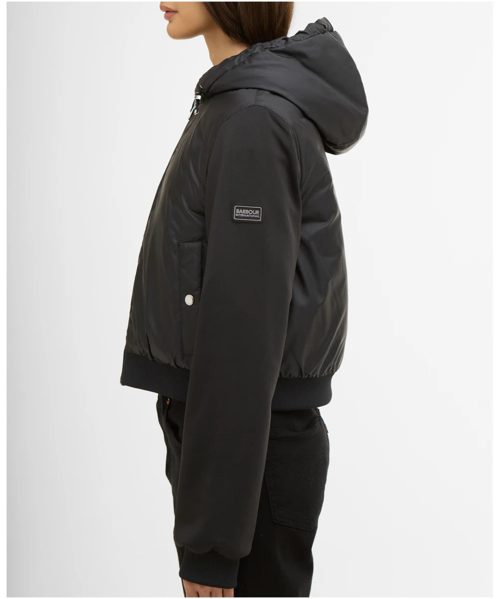 Barbour international Equinox Quilted Sweatshirt in Black