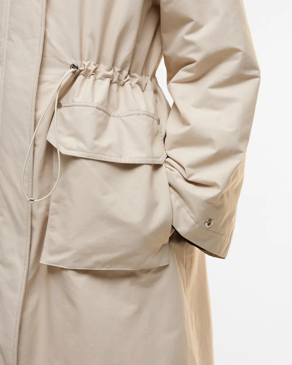 Barbour International Gabriella Showerproof Coat in Jasmine