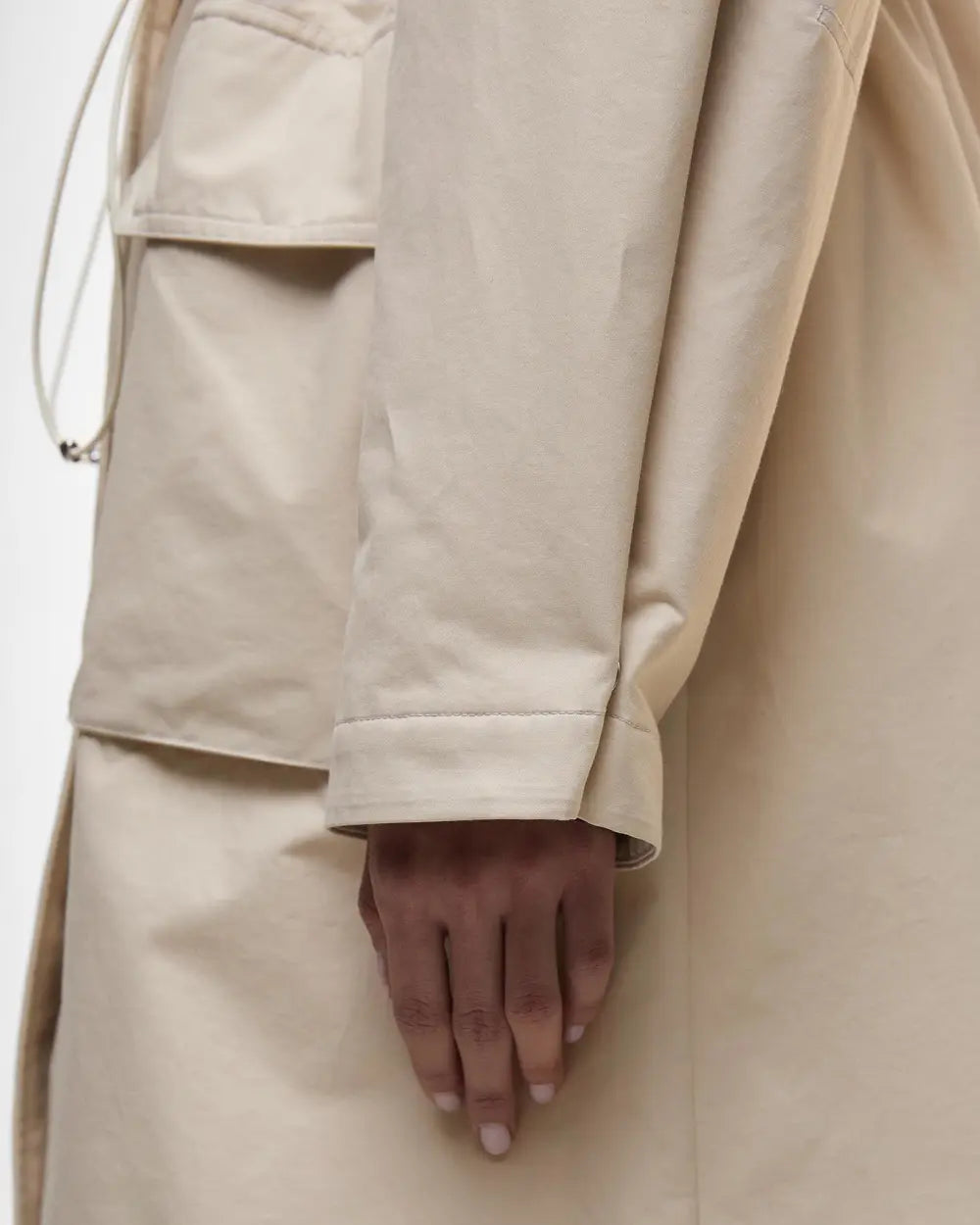 Barbour International Gabriella Showerproof Coat in Jasmine