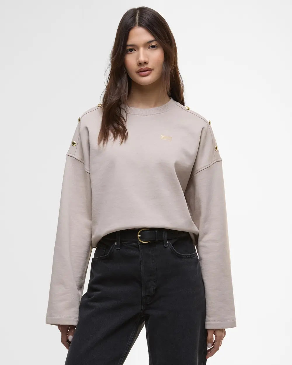 Barbour International Juliana Sweatshirt in Oat