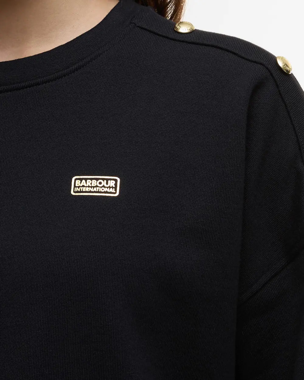 Barbour International Juliana Sweatshirt in Black