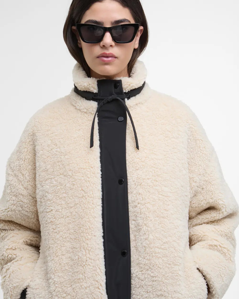 Barbour International Palma Fleece Jacket in Jasmine