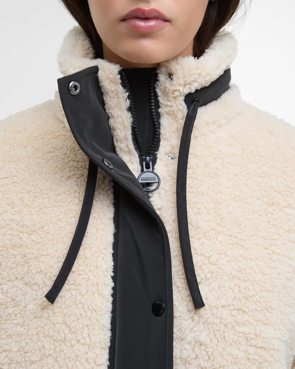 Barbour International Palma Fleece Jacket in Jasmine