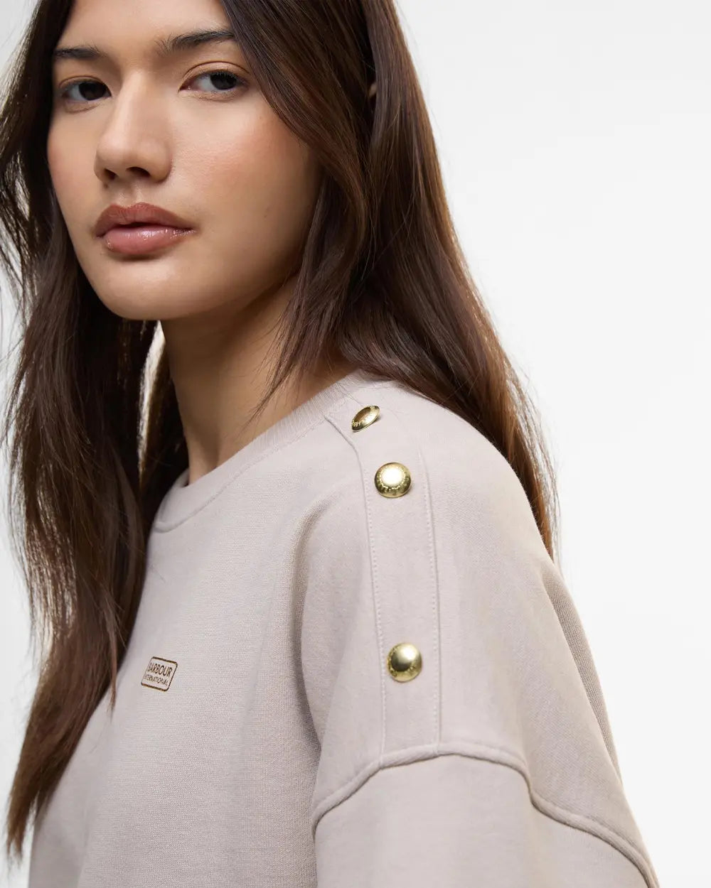 Barbour International Juliana Sweatshirt in Oat