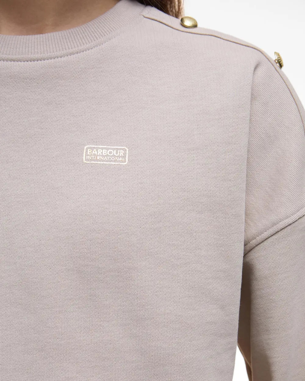 Barbour International Juliana Sweatshirt in Oat