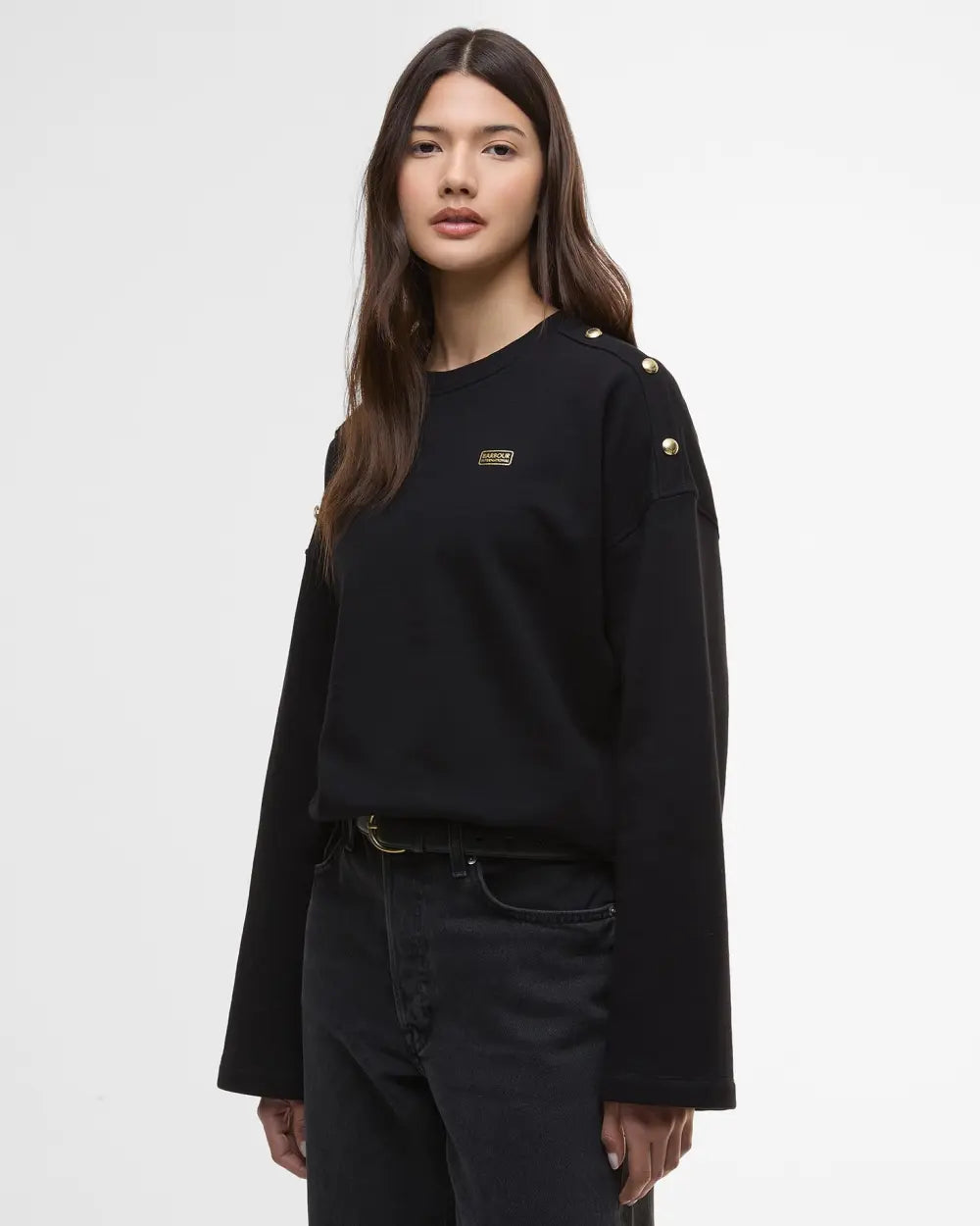 Barbour International Juliana Sweatshirt in Black