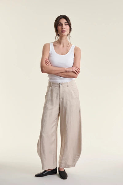 Bitte Kai Rand Barrel Pant in Biscuit