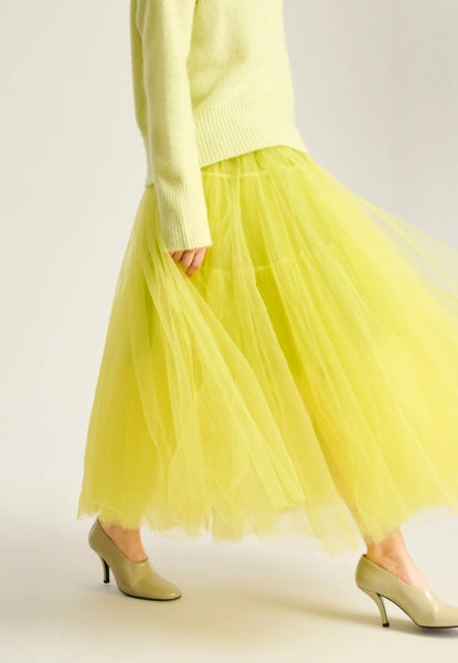 bitte Kai Rand Tulle Skirt in Bright Yellow 15522