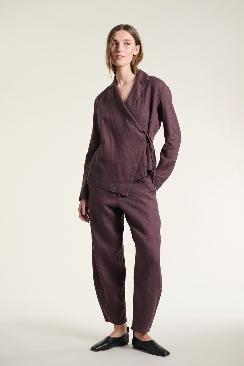 Bitte Kai Rand Lazy Linen Pant in Raisin