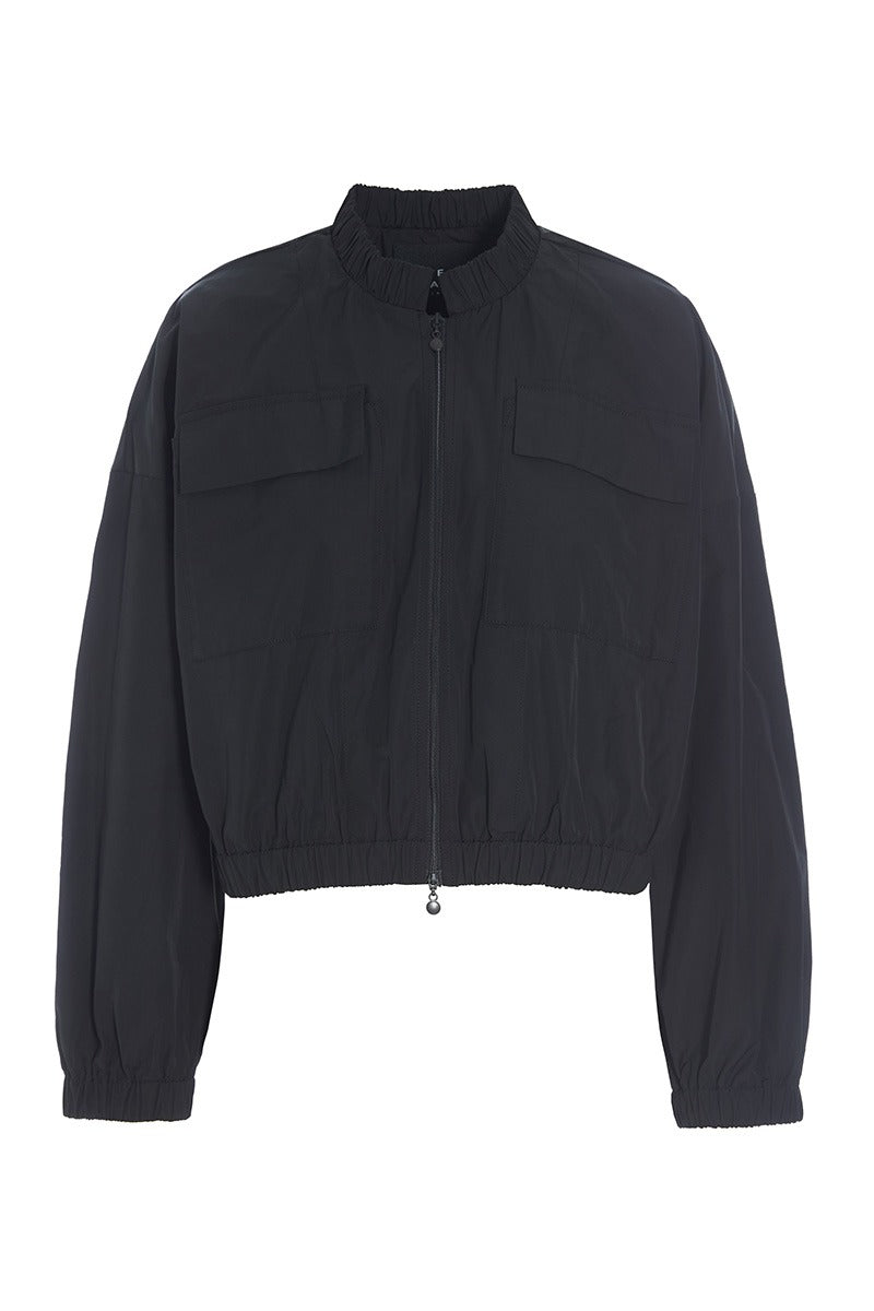 Bitte Kai Rand Poplin Bomber Jacket in Black