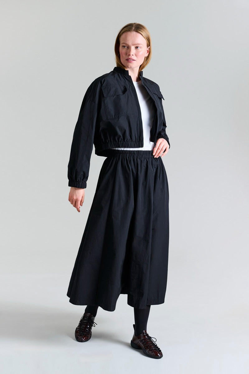 Bitte Kai Rand Poplin Bomber Jacket in Black