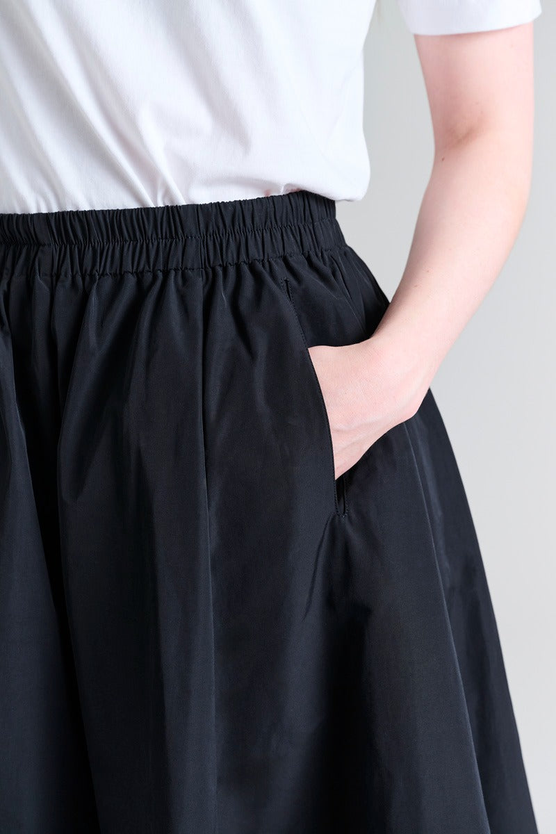 Bitte Kai Rand Fukkura Poplin Skirt in Black 14690