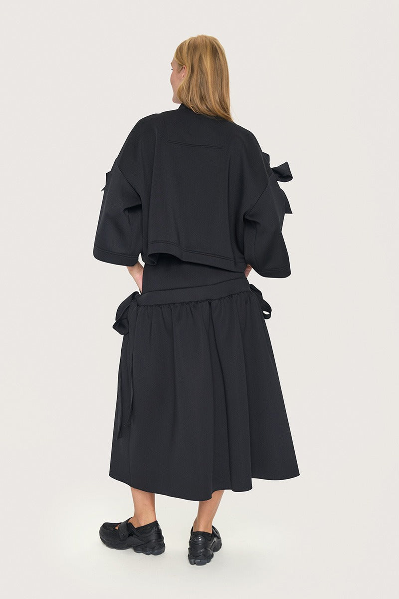 Bitte Kai Rand Scuba Bow Skirt in Black