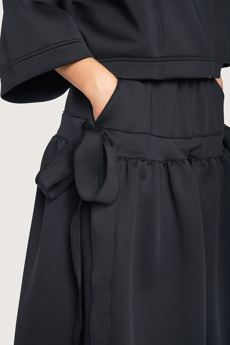 Bitte Kai Rand Scuba Bow Skirt in Black