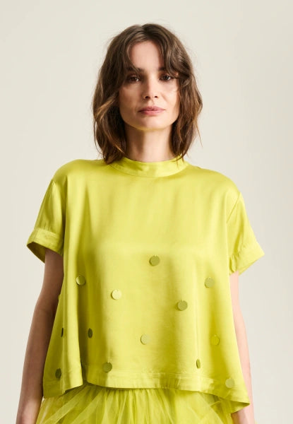 Bitte Kai Rand Top in Lime 15510