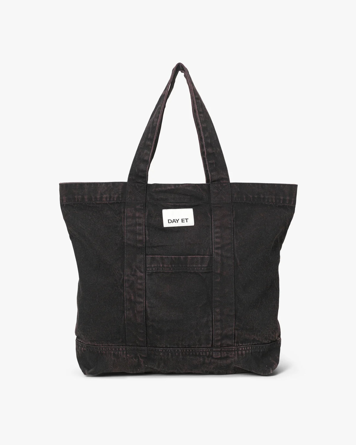 Day et Washed Deim Bag in Chocolate Plum