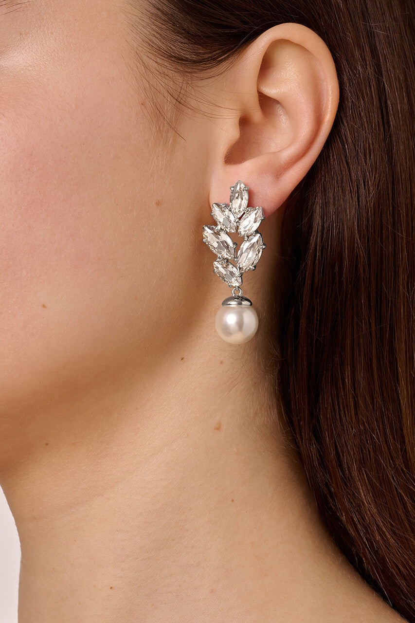 Dyrberg/Kern Balette Earring in White