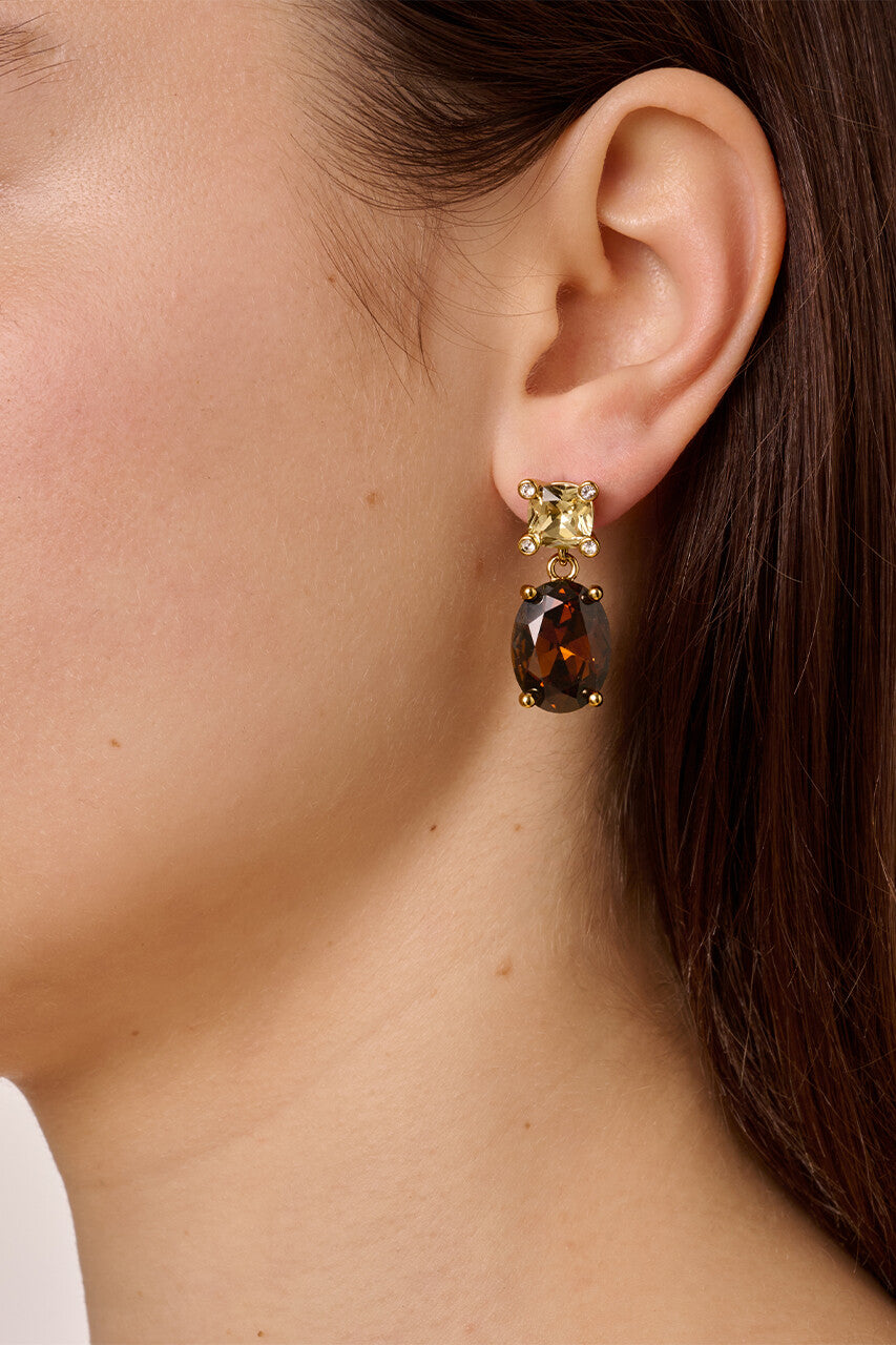Dyrberg/Kern Antonia Earring in Brown