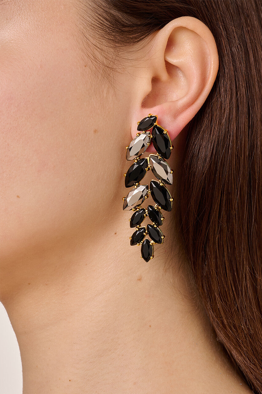 Dyrberg/Kern Banyan Earring in Black