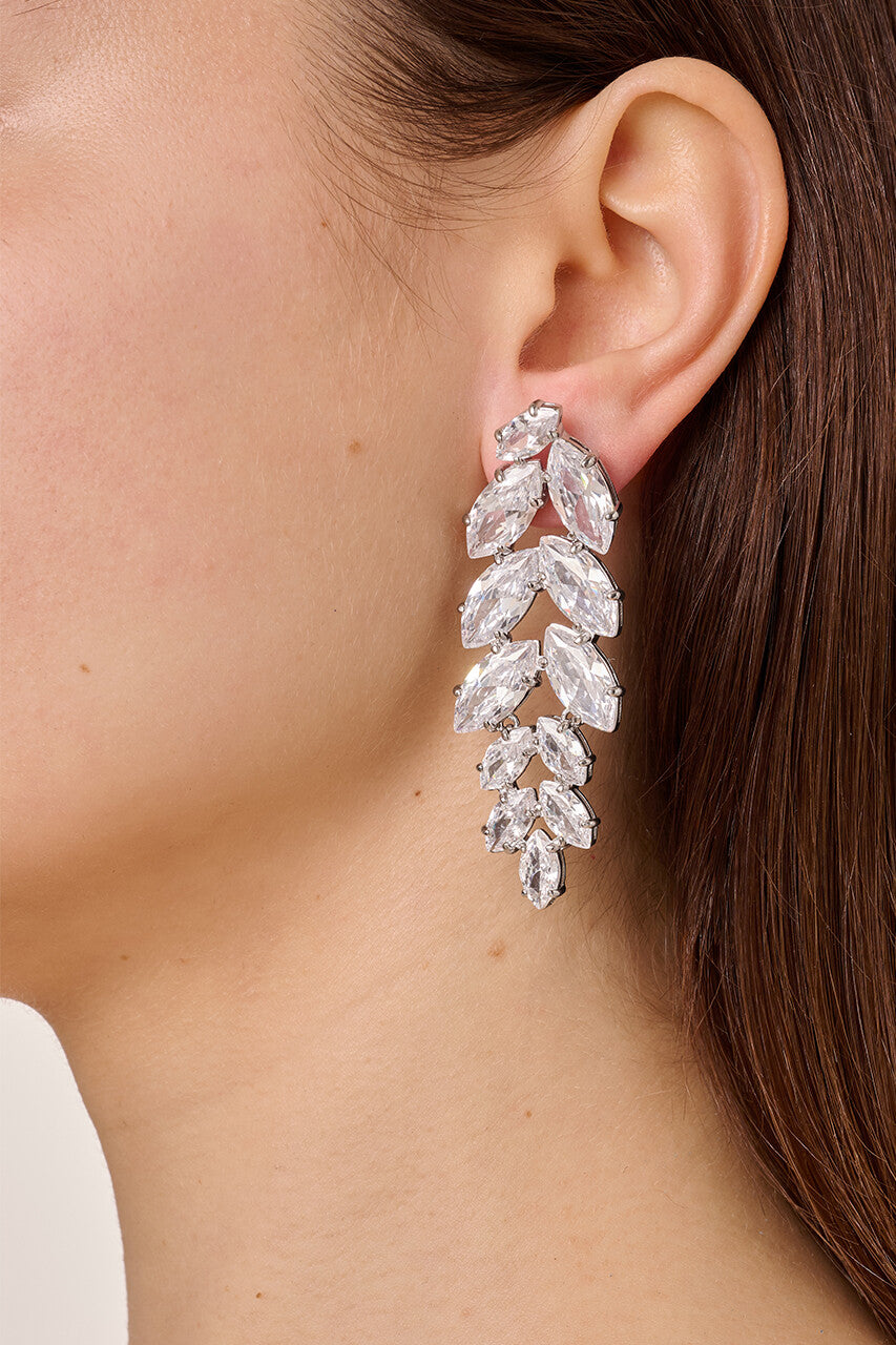 Dyrberg/Kern Banyan Earring in Crystal