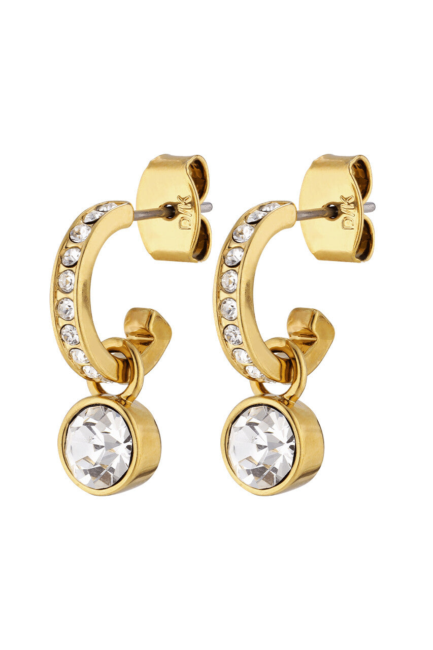 Dyrberg/Kern Dessa Earring In Gold and Crystal