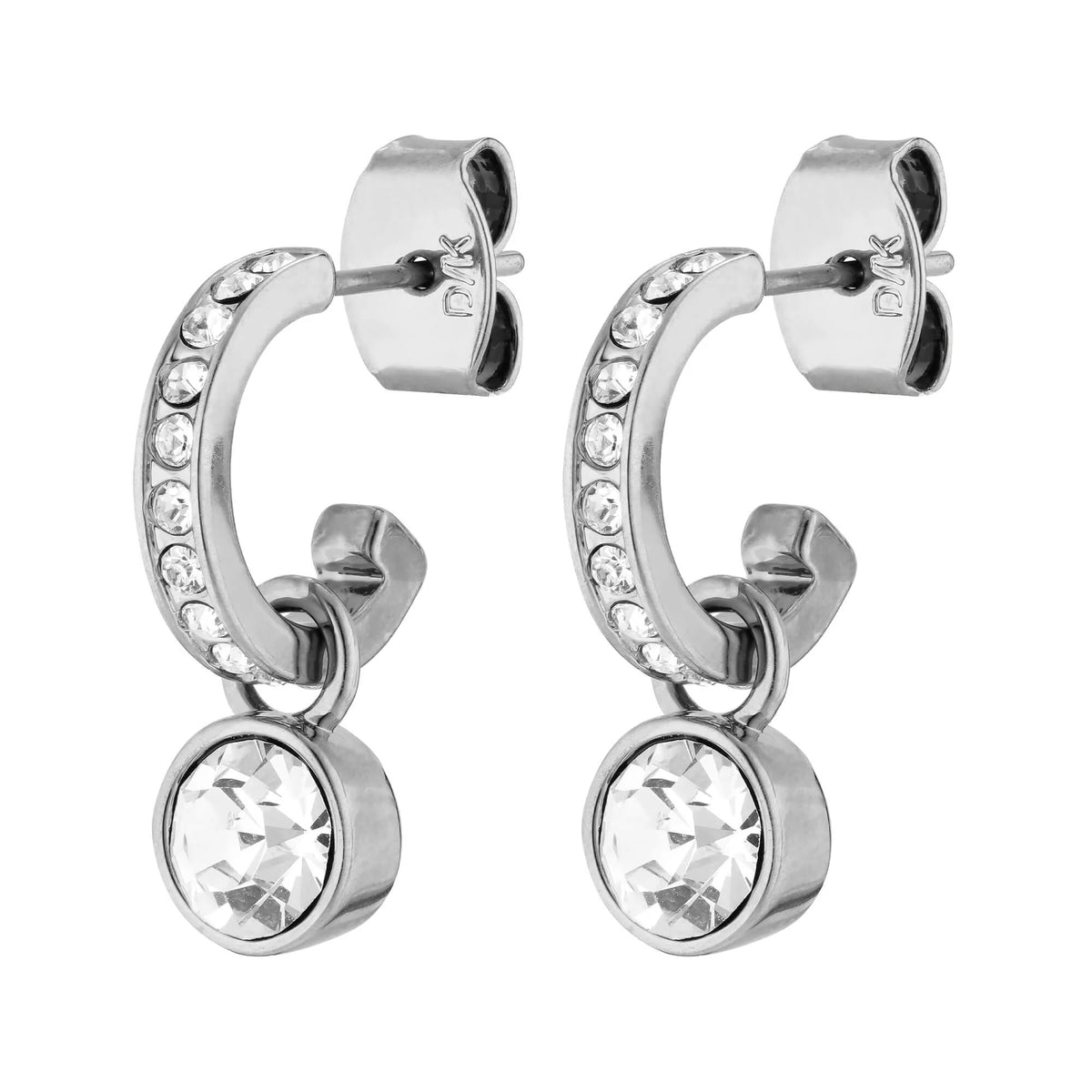 Dyrberg/Kern Dessa Earring In Siver and Crystal