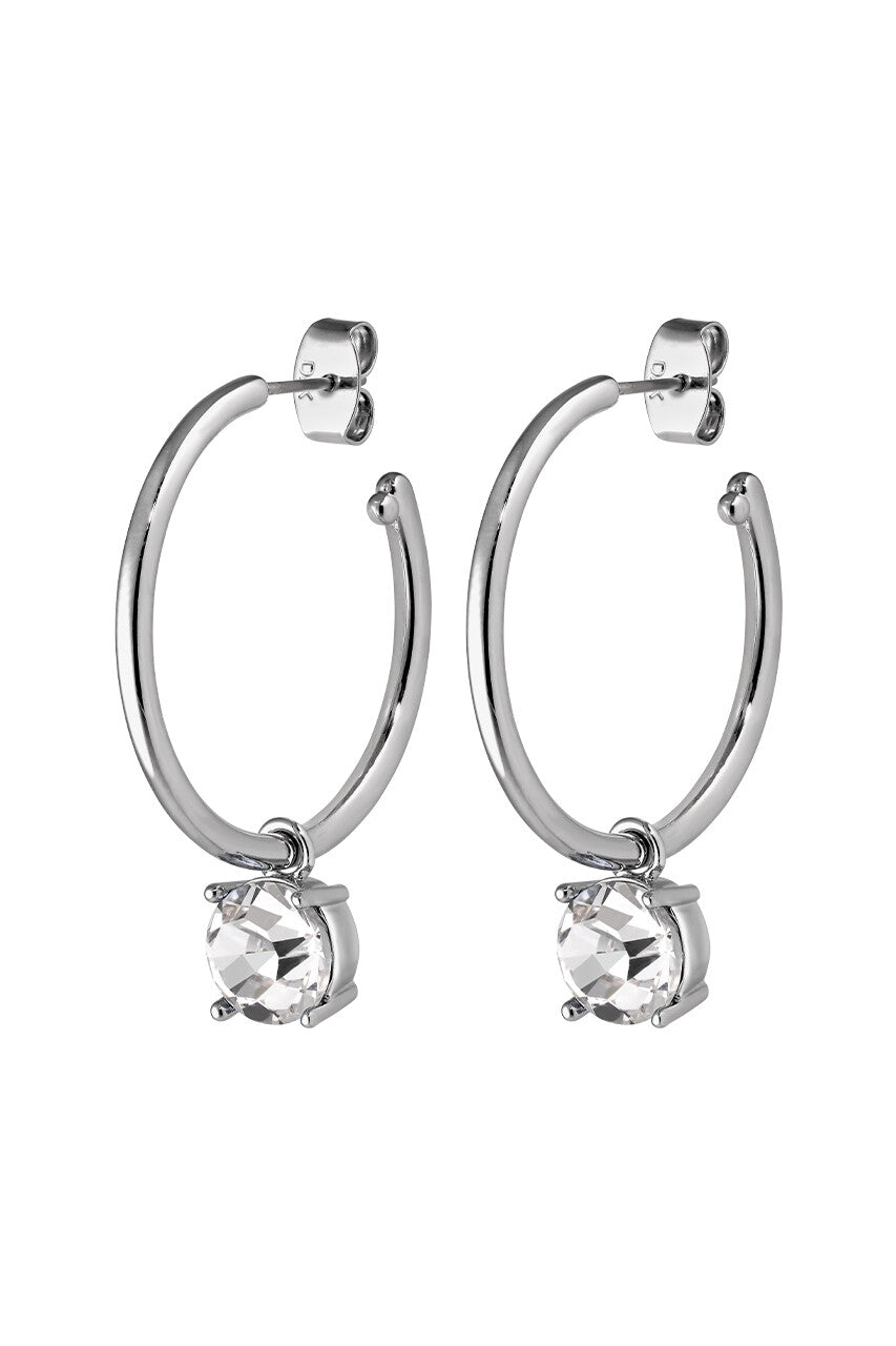 Dyrberg/Kern Diega Earring in Silver and Crystal